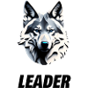 Wolf's head with Leader lettering