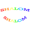 SHALOM ARC-EN-CIEL - 2 COURBES