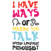 Speech Therapist Therapy Assistant