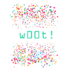 Woot, Costume ,Helau ,Confetti