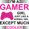Gamer Girl black