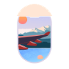 Airplane Window Voyage Paysage Nature
