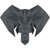Art d'éléphants, animaux mignons, animaux