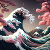 Blumen-Tsunami am Fuji