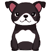 Cute Beautiful Chibi Baby Dog