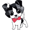 Cute Beautiful Chibi Dog