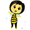 Beautiful cute Chibi Bee Chibee