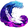 Astronaut Surfer - Mond & Weltall