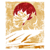 Nine-tailed Fox Japanese Retro Art