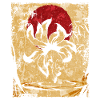 Nine-tailed Fox Japanese Retro Art