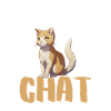 Maman Chat Illustration Féline Maternelle