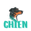 Maman Chien Portrait Énergique