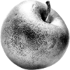 Silberner Apfel