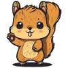 Kawaii Squirrels, Squirrels, Cheek Squirrels