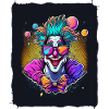 Clown mit Sonnenbrille Zirkus