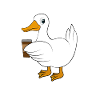 Duck coffee saying
