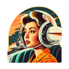 Retro Futuristic Woman 3