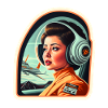 Retro Futuristic Woman 4
