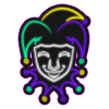 Bouffon Outline pour Mardi Gras
