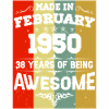 Anniversaire millésime février 1950