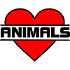 Heart love ANIMALS