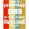 Anniversaire millésime février 1959