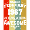 Anniversaire millésime février 1967