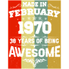 Anniversaire millésime février 1970