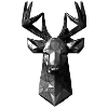 Polygon Design Deer Animal Head