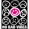 Smiling Graffiti No Bad Vibes