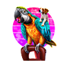 Macaw and Beagle Friendship