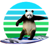 Panda Surfer
