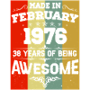 Anniversaire millésime février 1976