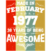 Anniversaire millésime février 1977