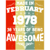 Anniversaire millésime février 1978