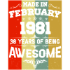 Anniversaire millésime février 1981