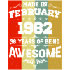 Anniversaire millésime février 1982