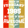 Anniversaire millésime février 1985