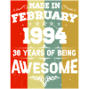 Anniversaire millésime février 1994