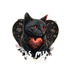 Valentine's Cat
