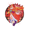 9-tailed fox female