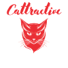 Cattractive Red: Feline Silhouette