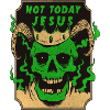 Not today Jesus Satan design