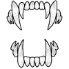 Scary Wolf Fangs