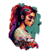 Stylish Gamer Digital Art