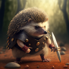 Igel Schwertkämpfer