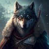 Wolf fighters in silence