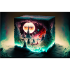 Moon Neon Cube Landscape