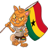 Ghana Fan Cat