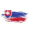 Slovakia Wall Map Flag used